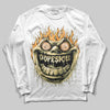 Olive Sneakers DopeSkill Long Sleeve T-Shirt Hellfire Graphic Streetwear - White