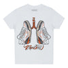 Jordan 3 Georgia Peach DopeSkill Toddler Kids T-shirt Breathe Graphic Streetwear - White