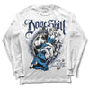 Jordan Spiz’ike Low “White/Obsidian” DopeSkill Long Sleeve T-Shirt Money Loves Me Graphic Streetwear - White