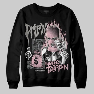 Air Max 95 OG “Pink Foam” DopeSkill Sweatshirt Drip'n Never Tripp'n Graphic Streetwear - Black