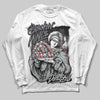 Jordan 4 “Fear” DopeSkill Long Sleeve T-Shirt Stackin Mines Graphic Streetwear - White