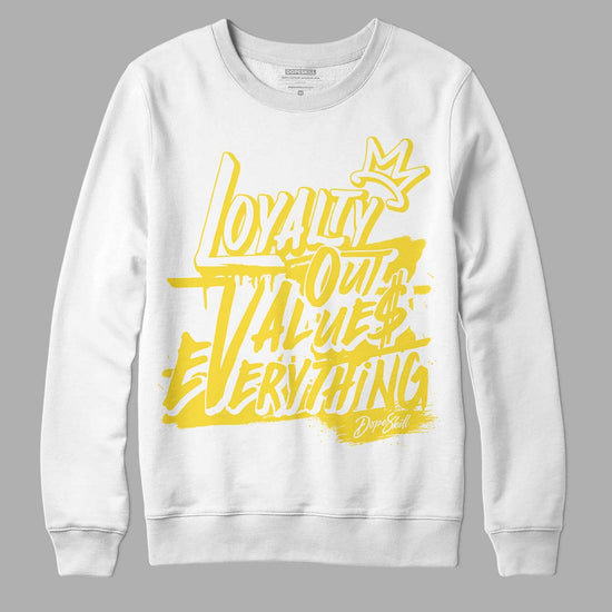 Jordan 11 Low 'Yellow Snakeskin' DopeSkill Sweatshirt LOVE Graphic Streetwear - White