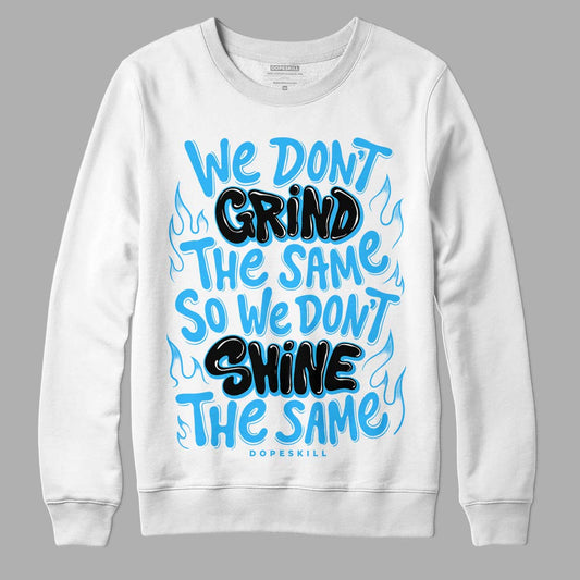 Jordan 2 Low "University Blue" DopeSkill Sweatshirt Grind Shine Graphic Streetwear - White 