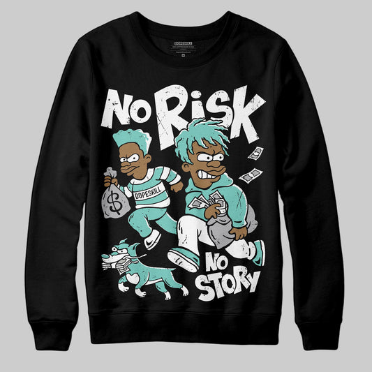 Jordan 11 Low "Igloo" DopeSkill Sweatshirt No Risk No Story Graphic Streetwear - Black