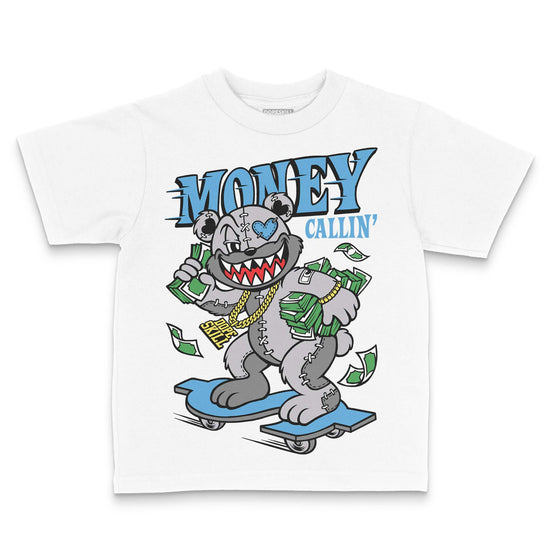 Grey Sneakers DopeSkill Toddler Kids T-shirt Money Callin' Graphic Streetwear - White 