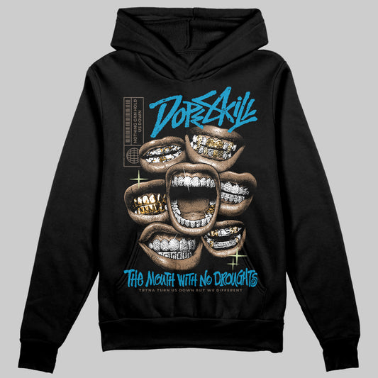 Jordan 3 GS “We Outside” DopeSkill Hoodie Sweatshirt The Mouth With No Droughts Graphic Streetwear - Black