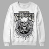 Jordan 1 Retro Low OG Black Cement DopeSkill Sweatshirt Trapped Halloween Graphic Streetwear - White