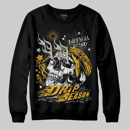 Jordan 5 'Tokyo' DopeSkill Sweatshirt Drip Season Graphic Streetwear - Black