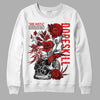 Jordan 12 “Cherry” DopeSkill Sweatshirt Side Hustle Graphic Streetwear - White 