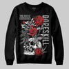 Jordan 3 OG “Black Cement” DopeSkill Sweatshirt Side Hustle Graphic Streetwear - Black