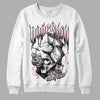 Dunk Low LX Pink Foam DopeSkill Sweatshirt Money On My Mind Graphic Streetwear - White