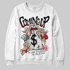 Nigel Sylvester x Jordan 1 Low OG “Nitro” DopeSkill Sweatshirt Money Bag Coming Up Graphic Streetwear - White