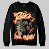 Orange, Black and White Sneakers DopeSkill Sweatshirt Rolling in Money Graphic Streetwear - Black