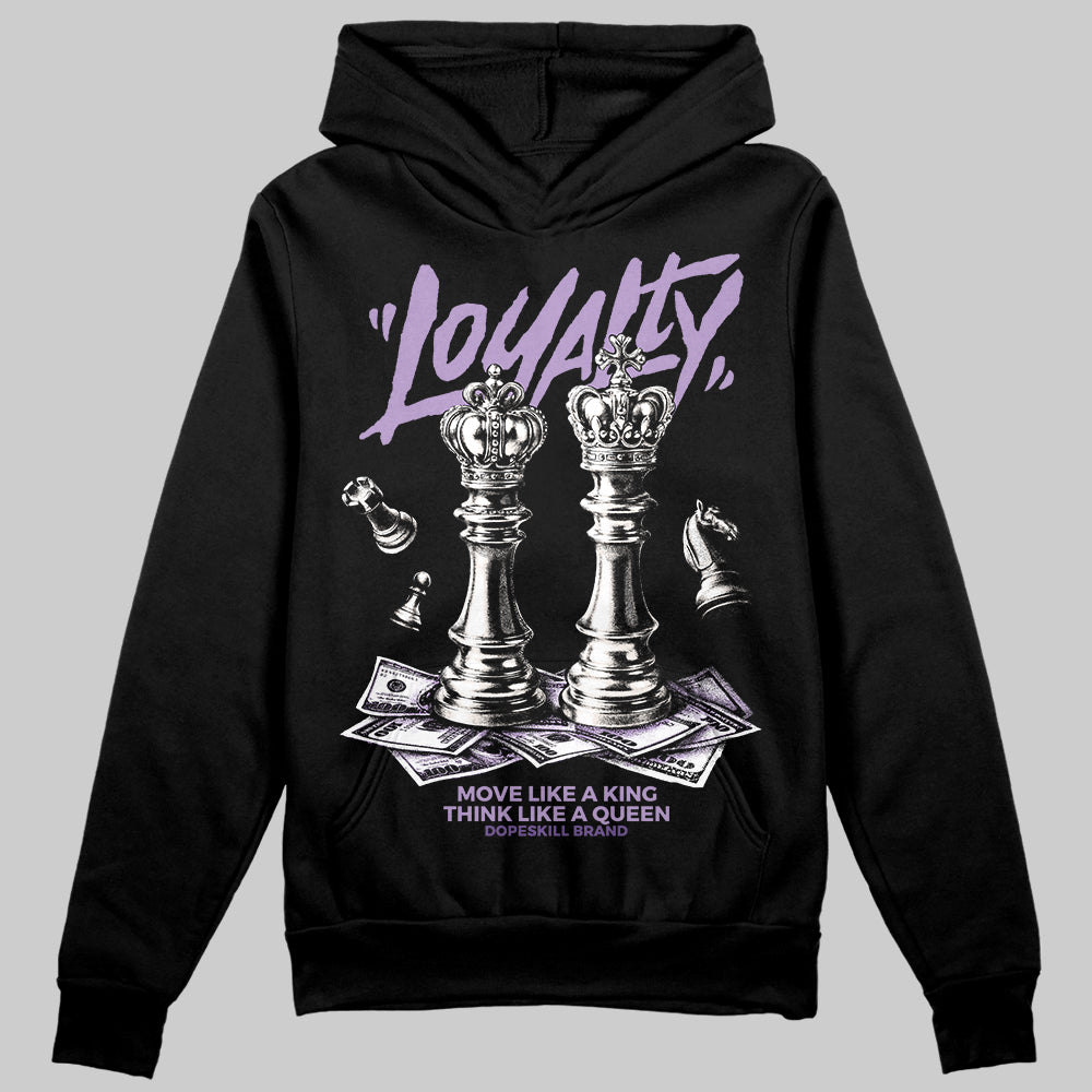 Jordan 10 WMNS “Hydrangeas” DopeSkill Hoodie Sweatshirt Loyalty Graphic Streetwear - Black
