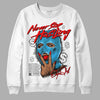 Jordan 1 High Retro OG “University Blue” DopeSkill Sweatshirt Never Stop Hustling Graphic Streetwear - White 