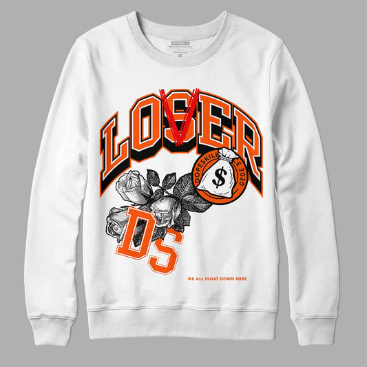 MSCHF Super Normal 2 Orange Milk DopeSkill Sweatshirt Loser Lover Graphic Streetwear - White