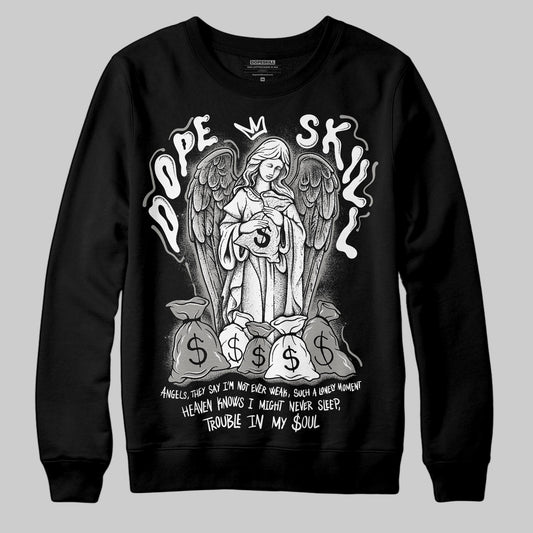 Jordan 3 Retro Pure Money DopeSkill Sweatshirt Angels Graphic Streetwear - Black