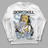 Jordan 13 “Blue Grey” DopeSkill Long Sleeve T-Shirt Stay It Busy Graphic Streetwear - White 