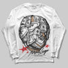 Dunk Low Panda White Black DopeSkill Long Sleeve T-Shirt Money Longer Graphic Streetwear - White