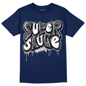 Jordan 3 "Midnight Navy" DopeSkill Navy T-shirt Super Sauce Graphic Streetwear