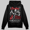 Jordan 11 “Bred Velvet” DopeSkill Hoodie Sweatshirt Broken Bones Graphic Streetwear - Black