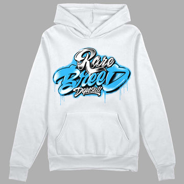 Jordan 1 High Retro OG “University Blue” DopeSkill Hoodie Sweatshirt Rare Breed Type Graphic Streetwear - White