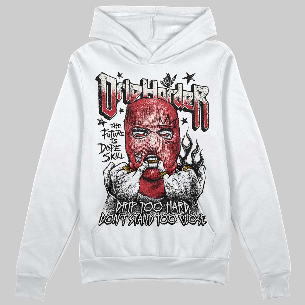 Jordan 4 “Flight Club” DopeSkill Hoodie Sweatshirt Drip Harder Graphic Streetwear - White