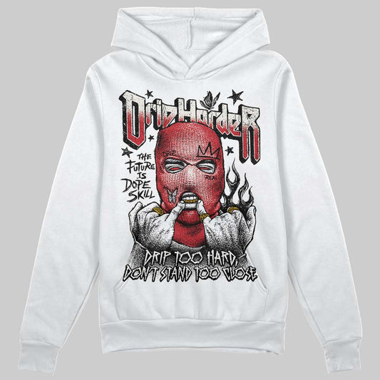 Jordan 4 “Flight Club” DopeSkill Hoodie Sweatshirt Drip Harder Graphic Streetwear - White