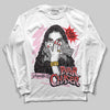 Awake NY x Air Jordan 5 Arctic Pink DopeSkill Long Sleeve T-Shirt NPC Graphic Streetwear - White 