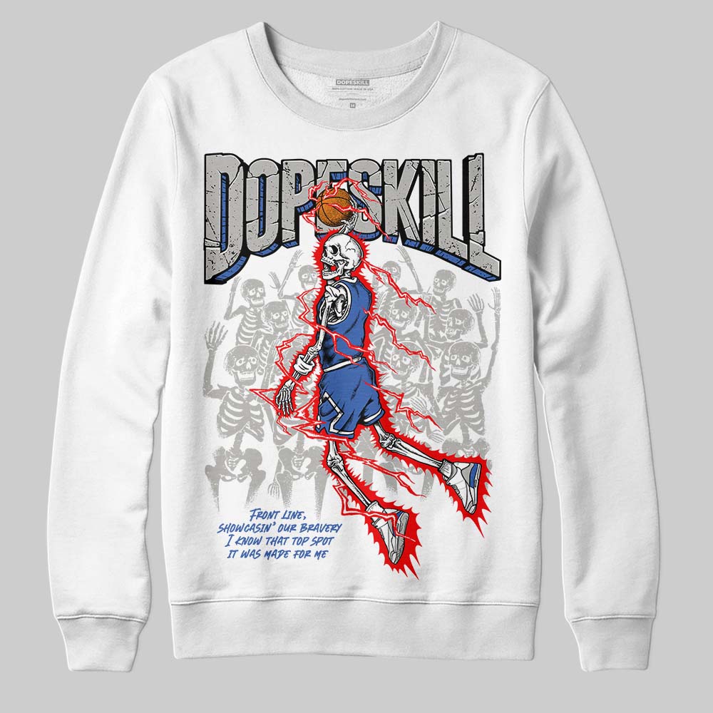 Jordan 3 “Lucky Shorts” DopeSkill Sweatshirt Thunder Dunk Graphic Streetwear - White