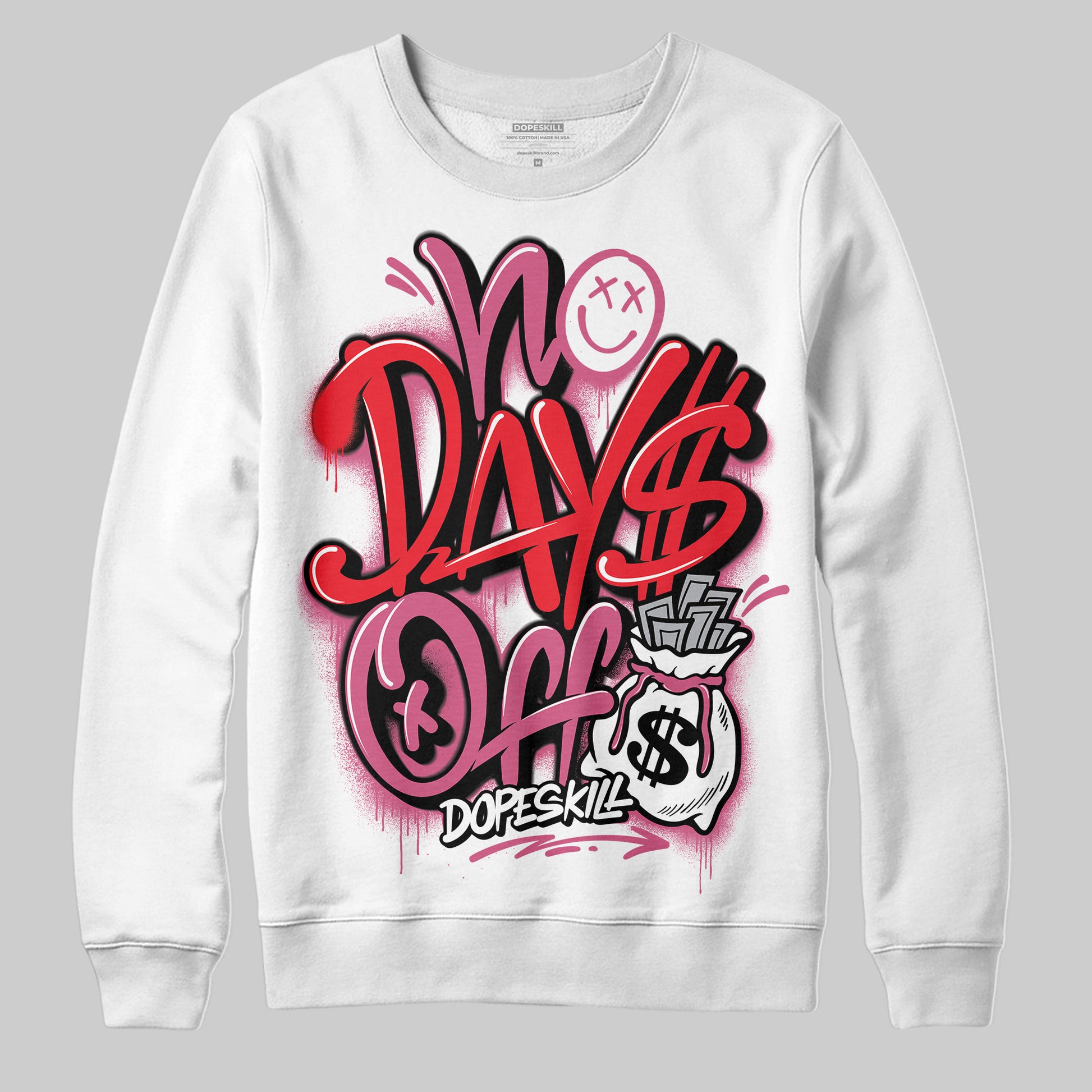 Diesel Pink S - Serendipity Pro-X1 Trainers DopeSkill Sweatshirt No Days Off Graphic Streetwear - White