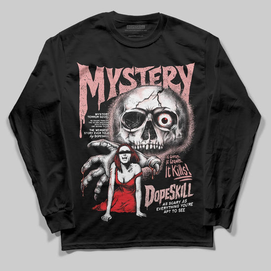 Jordan 40 “Dusty Rose” DopeSkill Long Sleeve T-Shirt Mystery Ghostly Grasp Graphic Streetwear - Black