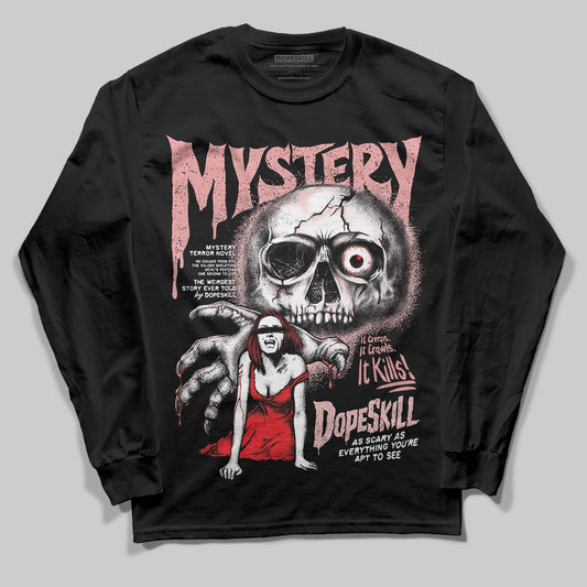 Jordan 40 “Dusty Rose” DopeSkill Long Sleeve T-Shirt Mystery Ghostly Grasp Graphic Streetwear - Black