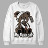 Jordan 1 Retro High OG Palomino DopeSkill Sweatshirt Hurt Bear Graphic Streetwear - White