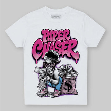 Pink Sneakers DopeSkill Toddler Kids T-shirt Paper Chaser Boy Graphic Streetwear - White