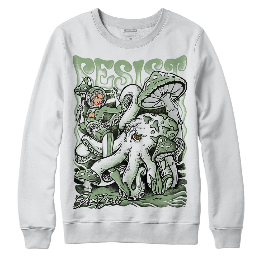 Jordan 4 Retro “Seafoam” DopeSkill Sweatshirt Resist Graphic Streetwear - White