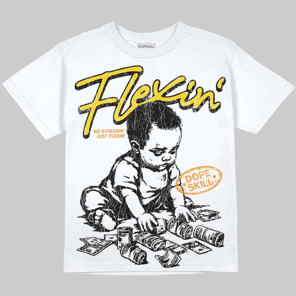 Jordan 6 “Yellow Ochre” DopeSkill Oversize Print T-Shirt Flexin' Graphic Streetwear