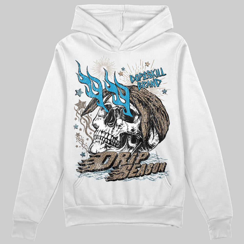 Jordan 3 GS “We Outside” DopeSkill Hoodie Sweatshirt Drip Season Graphic Streetwear - White