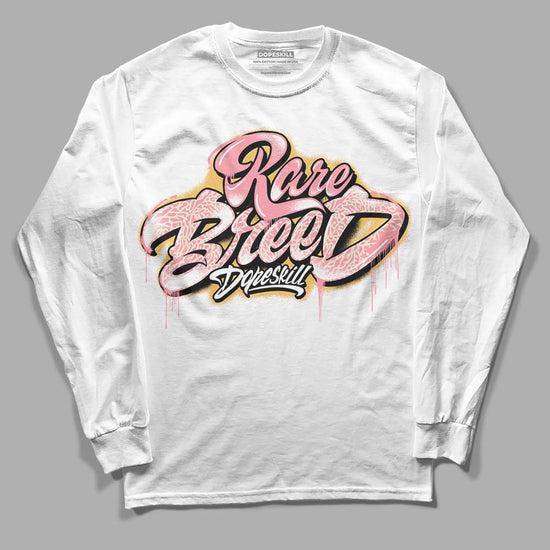 Jordan 3 GS “Red Stardust” DopeSkill Long Sleeve T-Shirt Rare Breed Type Graphic Streetwear - White 