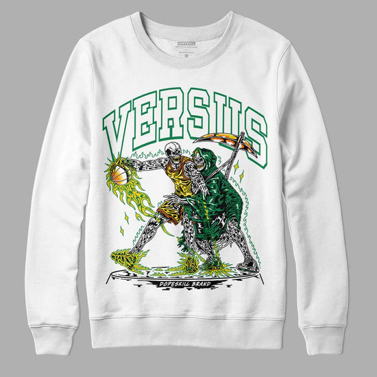 Green Sneakers DopeSkill Sweatshirt VERSUS Graphic Streetwear - White