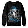 Jordan 4 Retro Military Blue DopeSkill Sweatshirt Boys Don't Cry Graphic Streetwear - Black