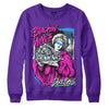 PURPLE Sneakers DopeSkill Purple Sweatshirt Stackin Mines Graphic Streetwear