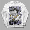 Jordan 5 Retro Low Indigo Haze DopeSkill Long Sleeve T-Shirt Sorry I've Been Trappin Graphic Streetwear - White 