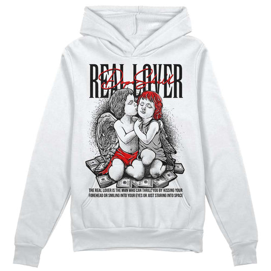 Jordan 1 Low OG “Shadow” DopeSkill Hoodie Sweatshirt Real Lover Graphic Streetwear - White