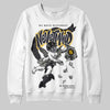 Jordan 3 Retro Black Cat DopeSkill Sweatshirt Nevermind Graphic Streetwear - White