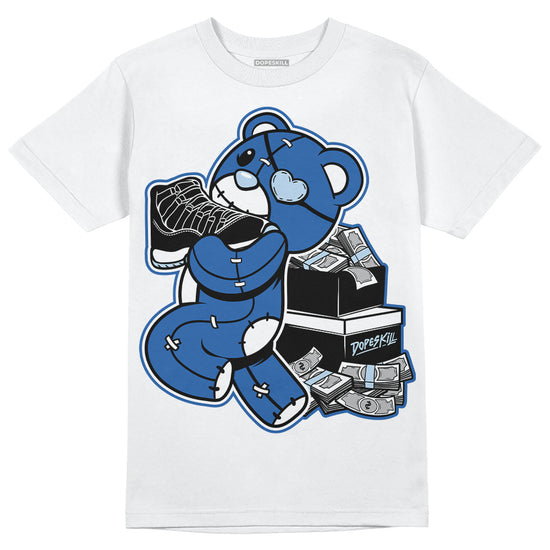 Jordan 11 Low “Space Jam” DopeSkill T-Shirt Bear Steals Sneaker Graphic Streetwear - White 