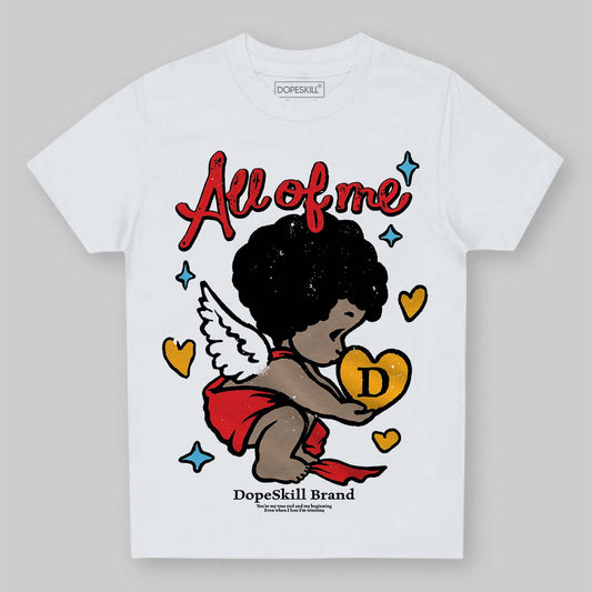 Red Sneakers DopeSkill Toddler Kids T-shirt All Of Me Graphic Streetwear - White
