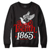 Jordan 1 Retro Low "Black Toe" DopeSkill Sweatshirt Juneteenth 1865 Graphic Streetwear - Black