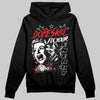 Black and White Sneakers DopeSkill Hoodie Fix Your Energy Graphic Streetwear - Black