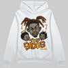 Orange Sneakers DopeSkill Hoodie Two Sides Graphic Streetwear - White